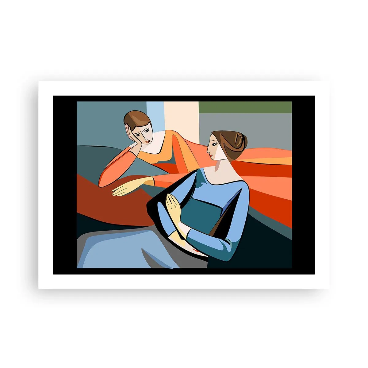 Affiche - Poster - Un moment de confiance - 70x50 cm
