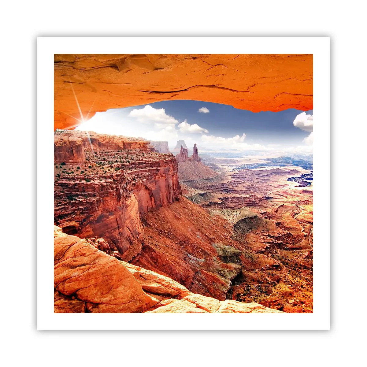 Affiche - Poster - Sculpté par la nature elle-même - 60x60 cm