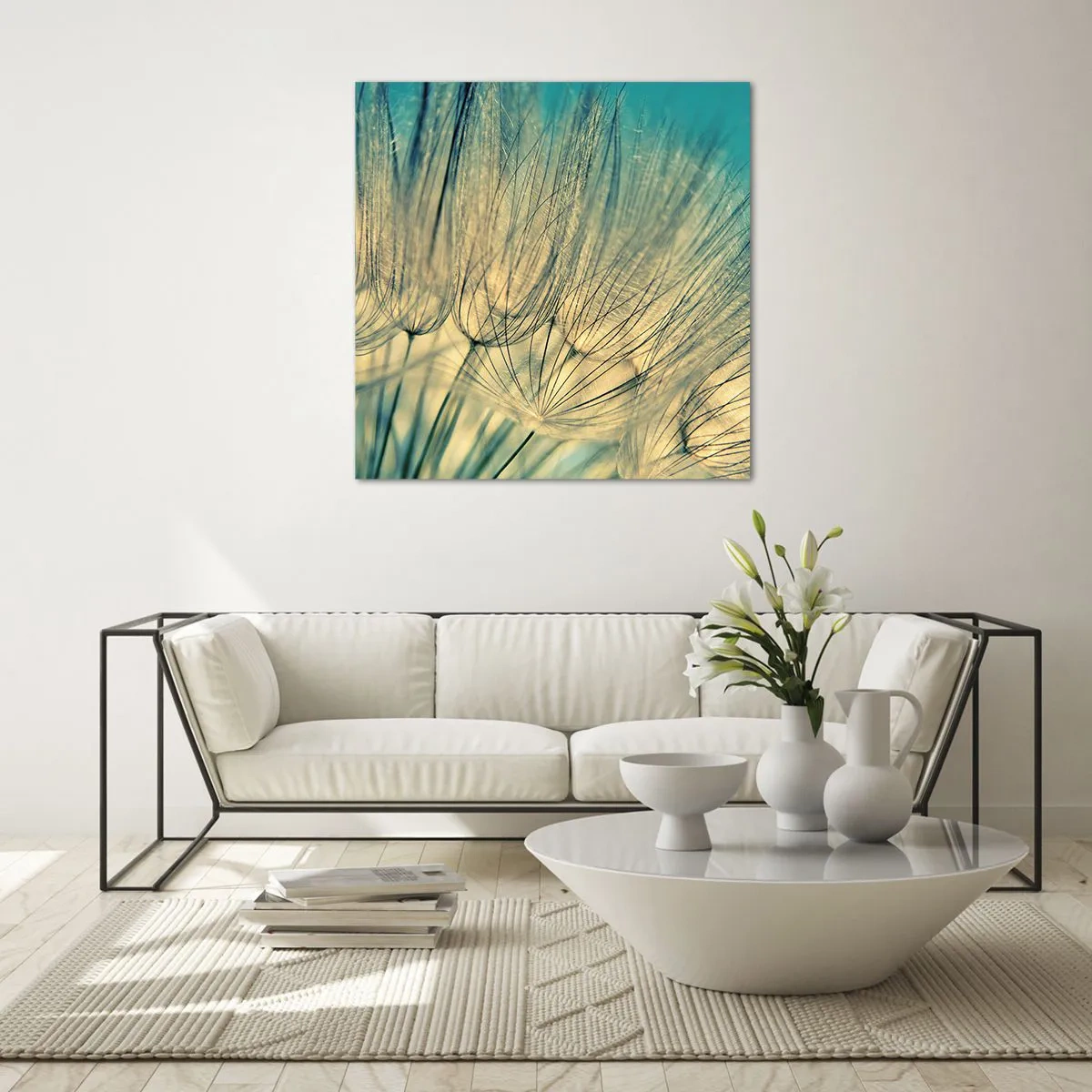 Impression sur verre - Image sur verre - En attente du vent - 30x30 cm