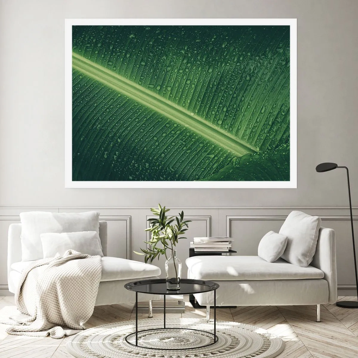 Affiche - Poster - Structure de vert - 50x40 cm