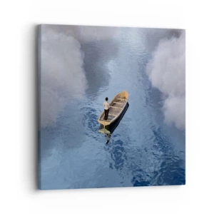 Impression sur toile - Image sur toile - Vie – voyage – inconnu - 30x30 cm