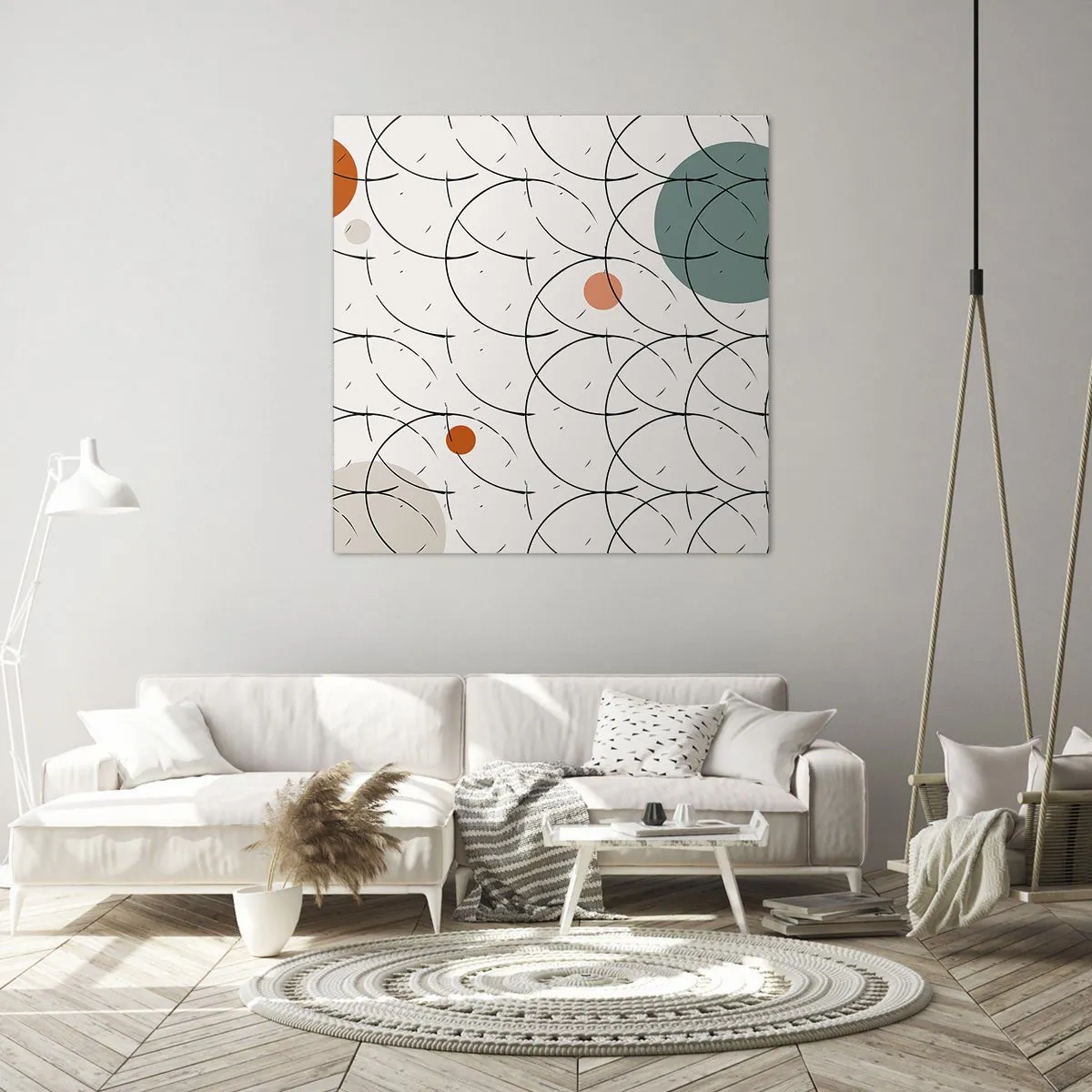 Impression sur toile - Image sur toile - Dans l'esprit pop art - 40x40 cm