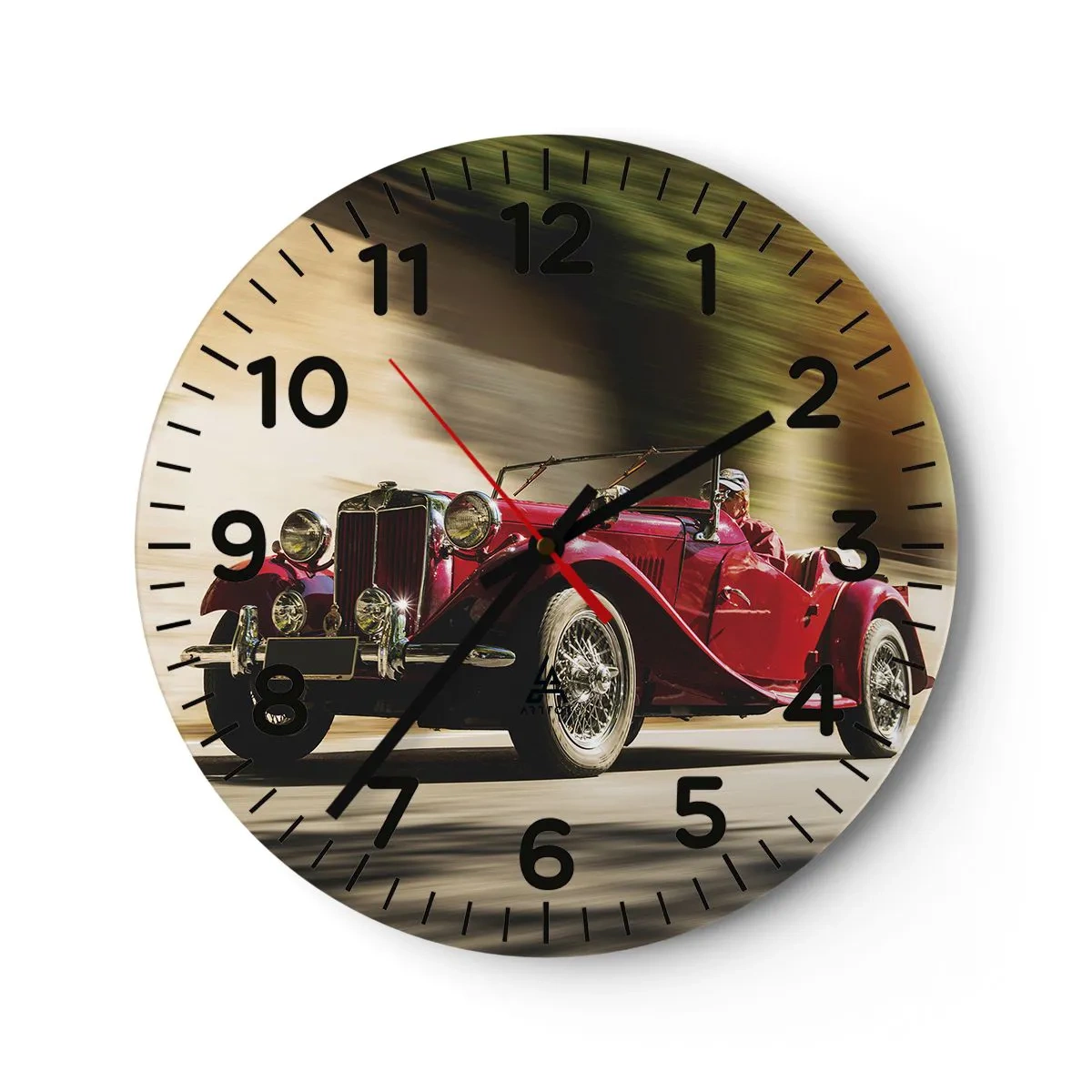 Horloge murale - Pendule murale - Plus belle que Nike de Samothrace - 30x30 cm