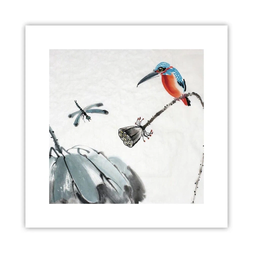 Affiche - Poster - La vie du champ - 30x30 cm