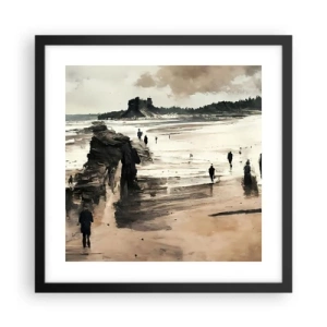 Affiche dans un cadre noir - Poster - Invoqué - 40x40 cm