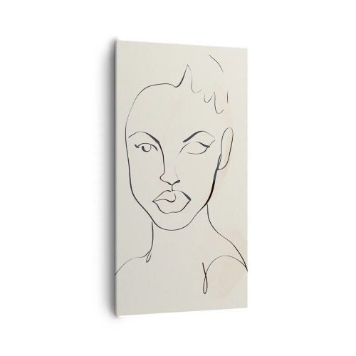 Impression sur toile - Image sur toile - Esquisse de la sensualité - 65x120 cm