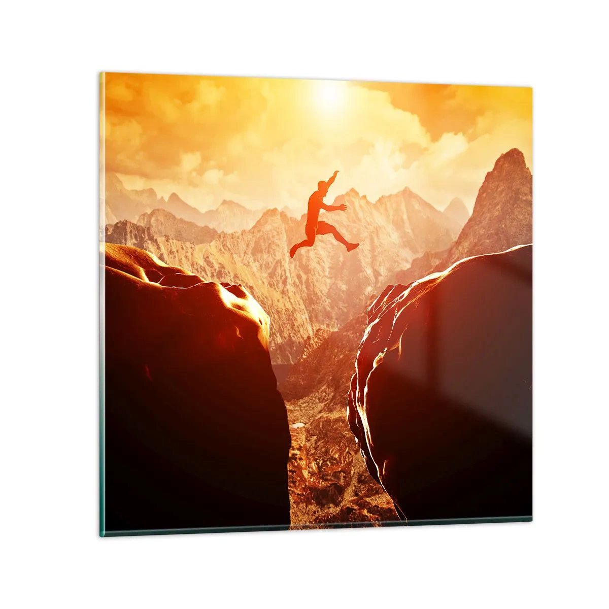 Impression sur verre - Image sur verre - Dépassement des limites - 70x70 cm