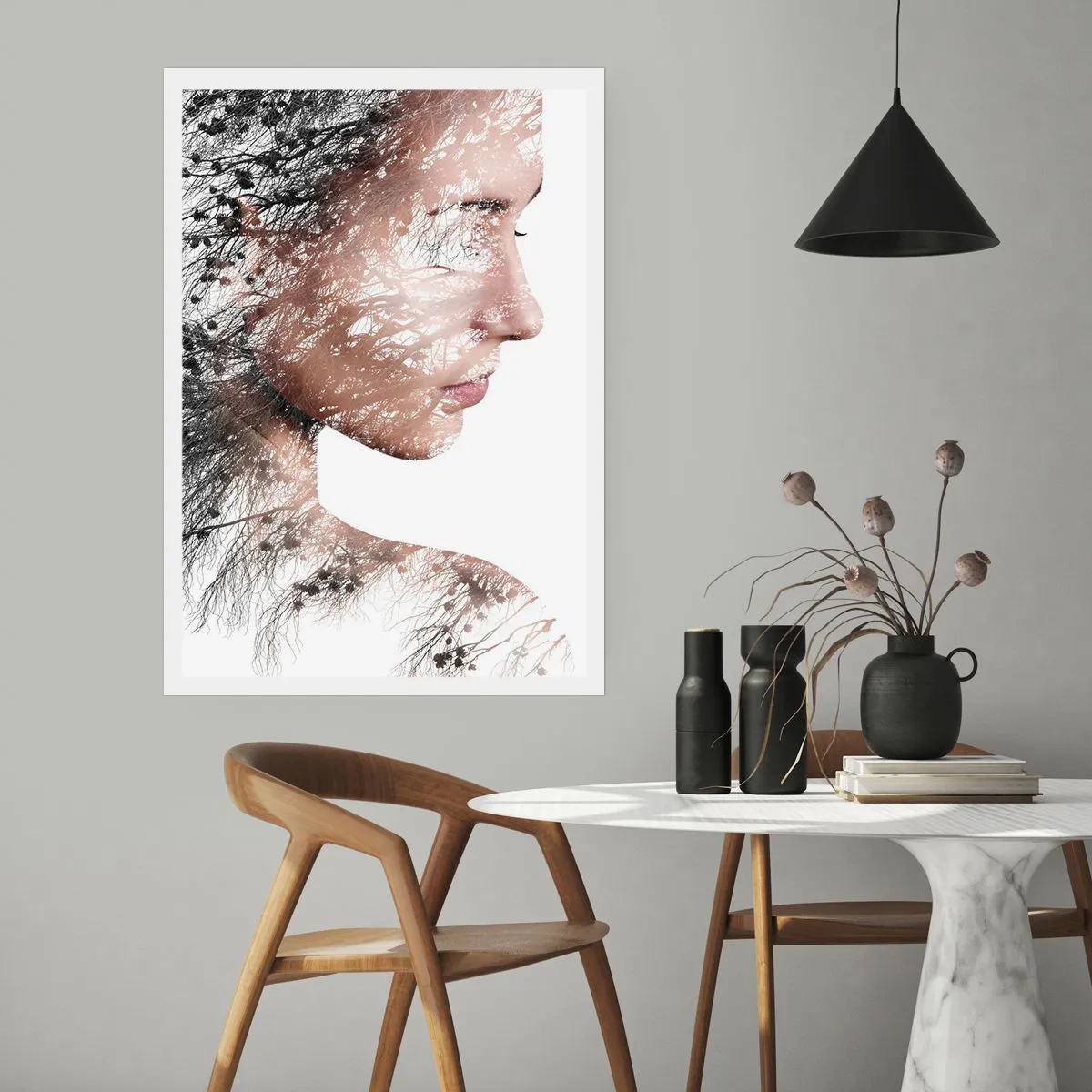 Affiche - Poster - L'âme de la forêt - 30x40 cm