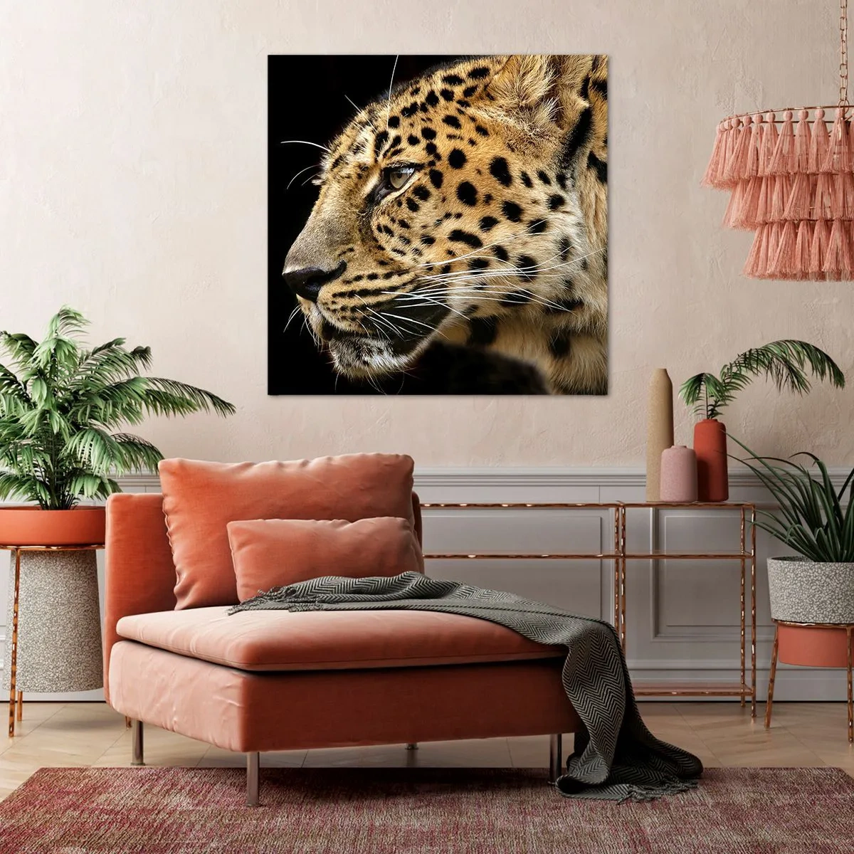 Impression sur toile - Image sur toile - Calme, concentré, prêt - 30x30 cm