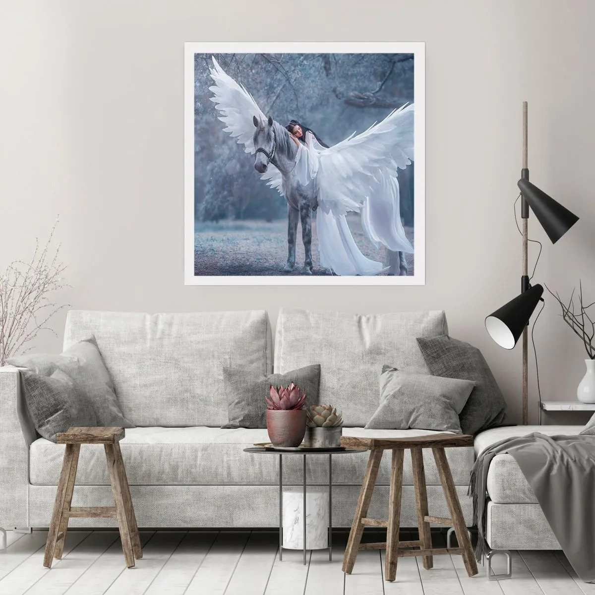 Affiche - Poster - Un moment inspiré - 60x60 cm