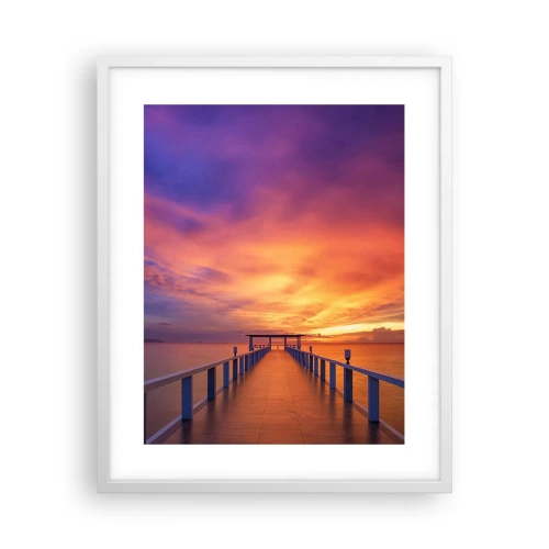 Affiche dans un cadre blanc - Poster - Sans fin - 40x50 cm