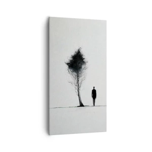 Impression sur toile - Image sur toile - Nous errons tous - 55x100 cm