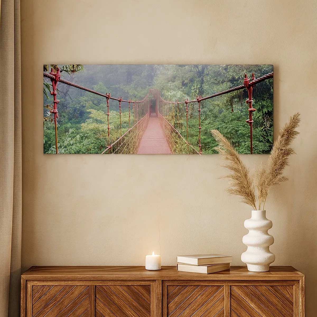 Impression sur toile - Image sur toile - Suspendu sur les couronnes - 30x30 cm