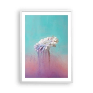 Affiche dans un cadre blanc - Poster - Le monde souterrain des fleurs - 50x70 cm