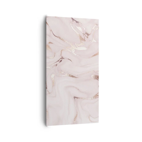 Impression sur toile - Image sur toile - Dans un châle rose - 65x120 cm