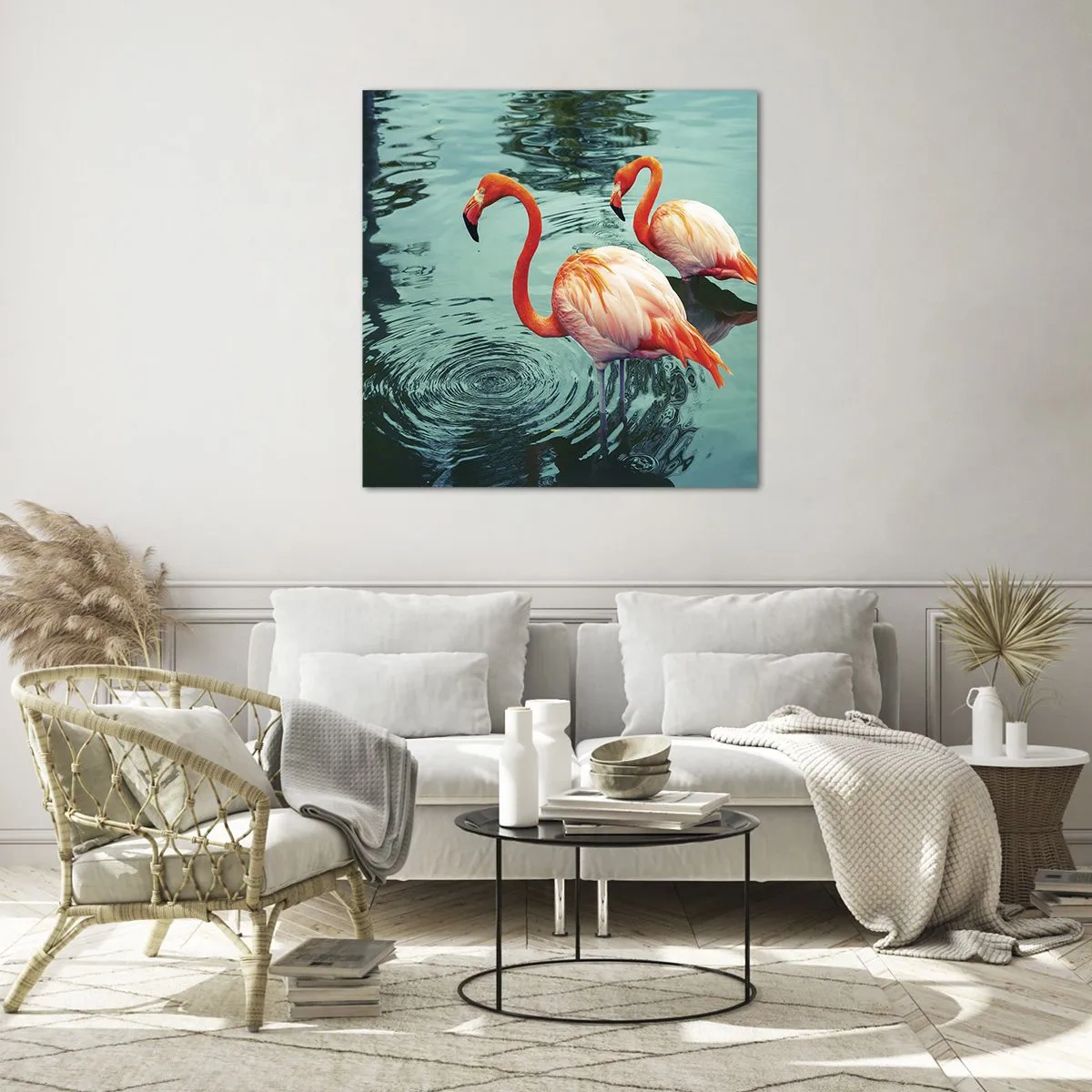 Impression sur verre - Image sur verre - Nous sommes à la mode maintenant - 50x50 cm