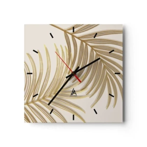 Horloge murale - Pendule murale - Palme d'or! - 40x40 cm