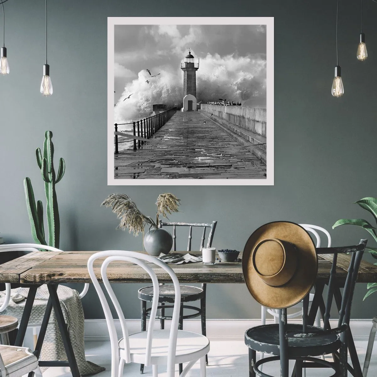 Affiche - Poster - Sans peur - 60x60 cm