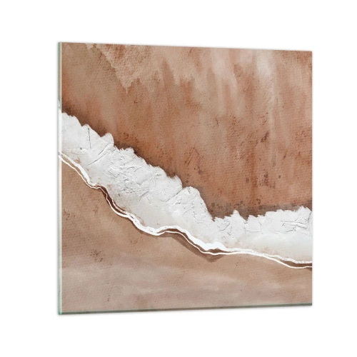Impression sur verre - Image sur verre - Dans des couleurs de la terre - 50x50 cm