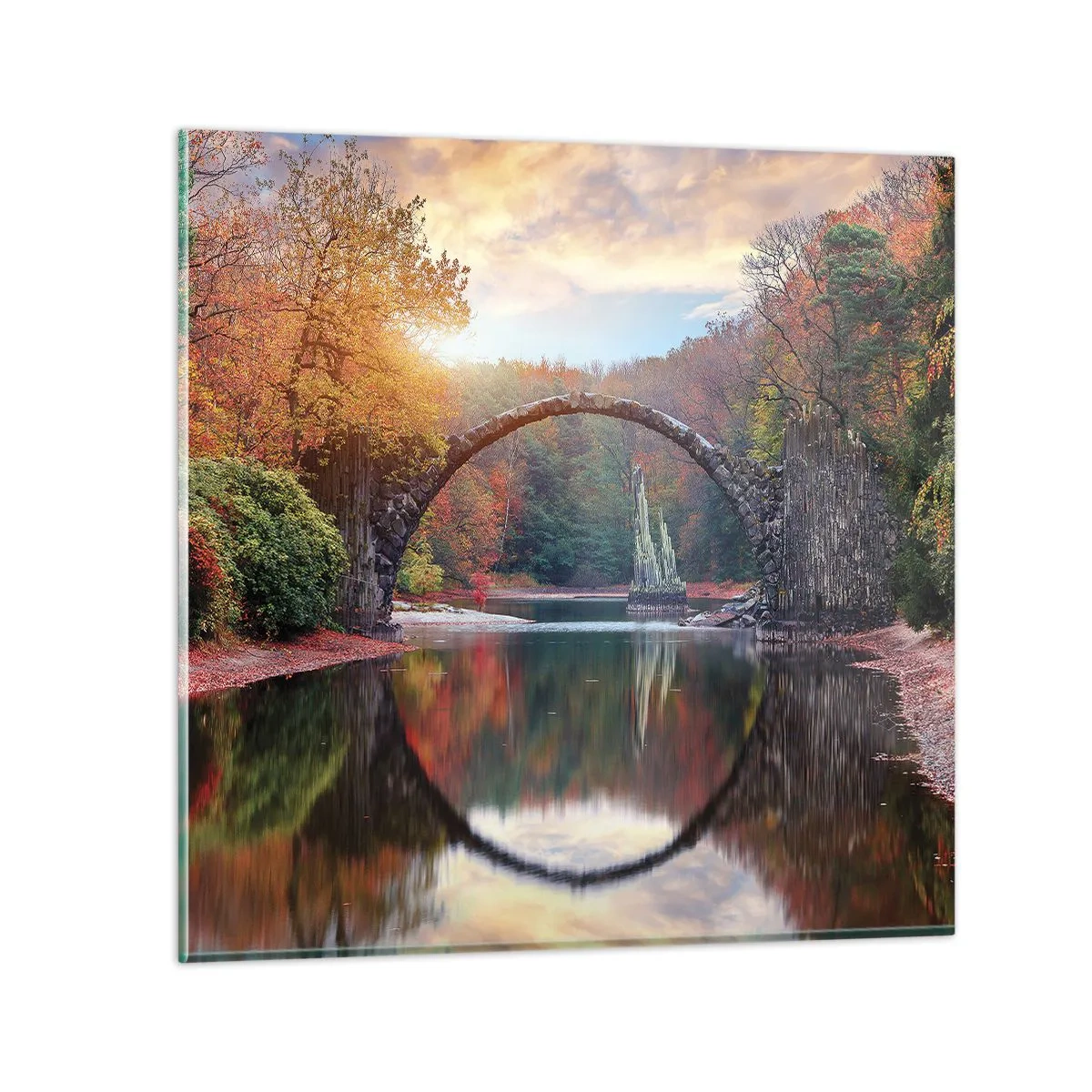 Impression sur verre - Image sur verre - De l'autre cote du miroir - 50x50 cm