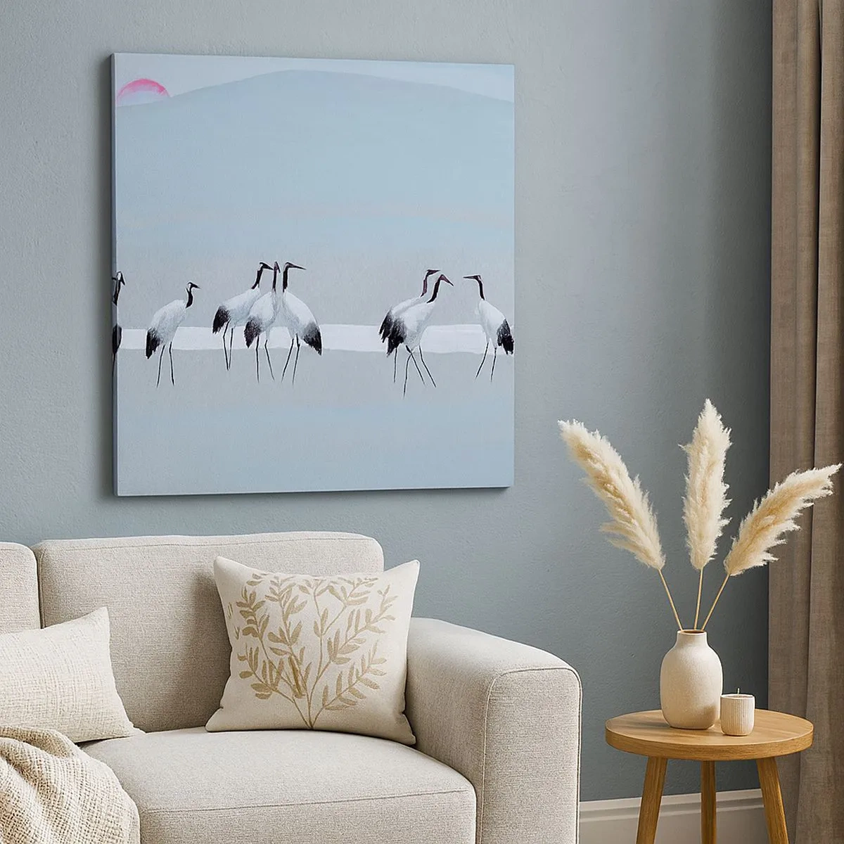 Impression sur toile - Image sur toile - Après une chaude journée - 30x30 cm