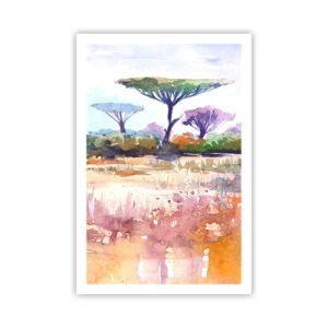 Affiche - Poster - Couleurs de savane - 61x91 cm