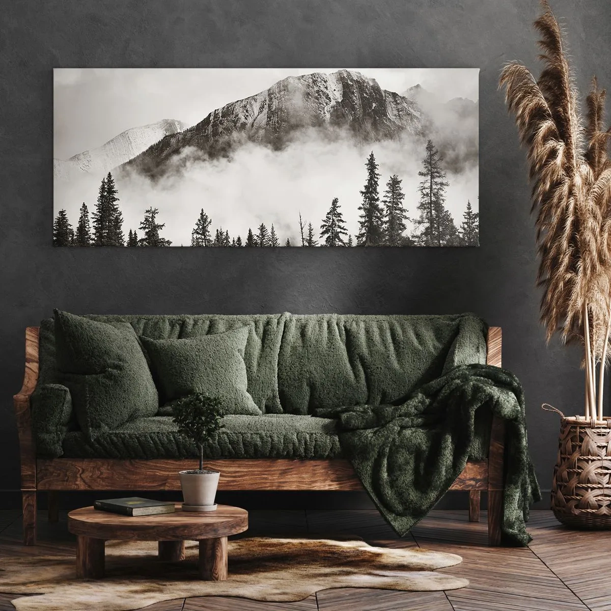 Impression sur toile - Image sur toile - Seigneur de granite - 100x40 cm