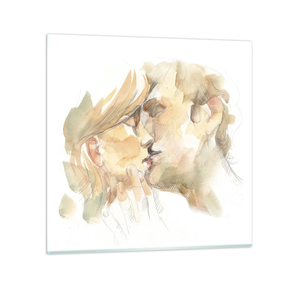 Impression sur verre - Image sur verre - A moitié trouvé ? - 70x70 cm