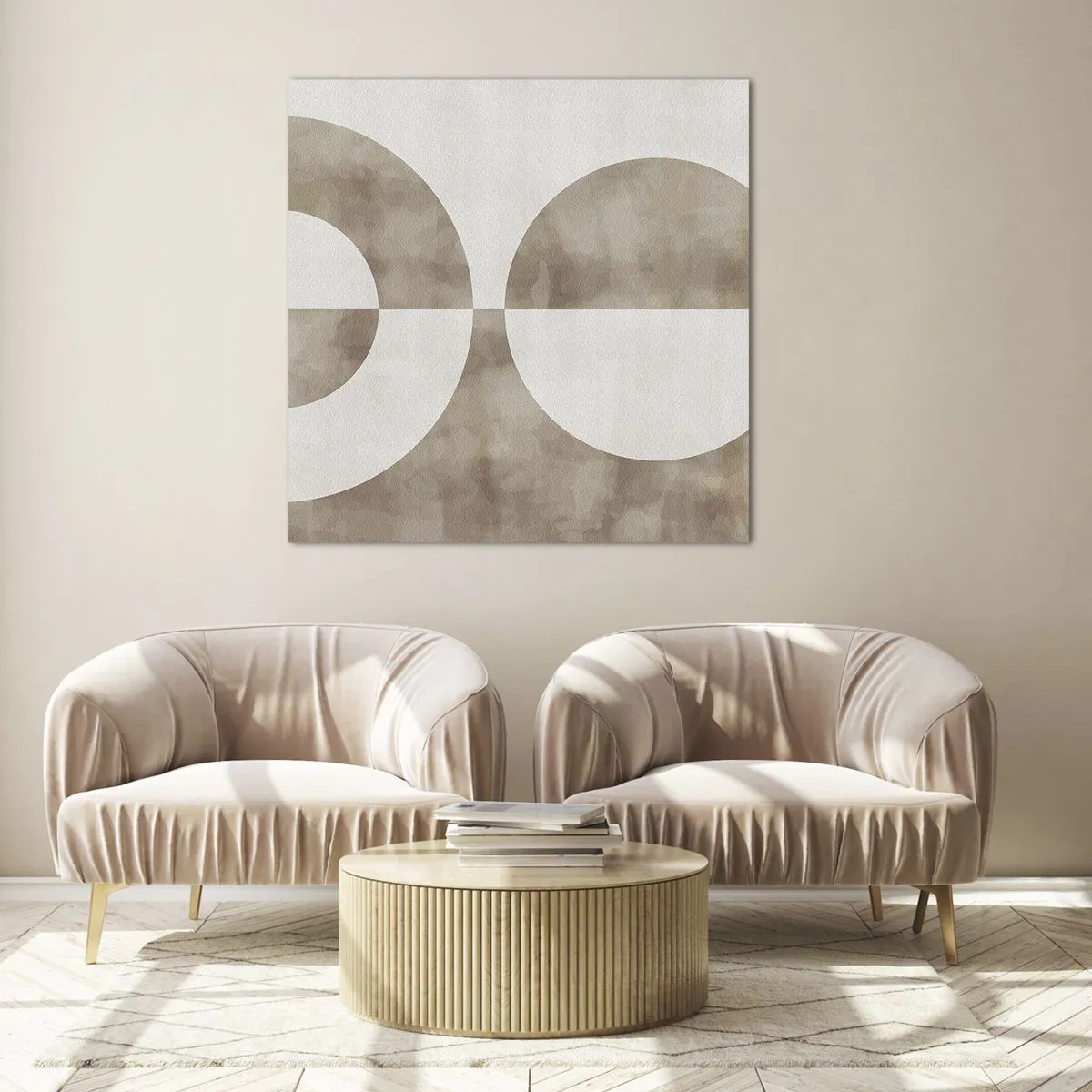 Impression sur verre - Image sur verre - Similitudes et différences - 30x30 cm