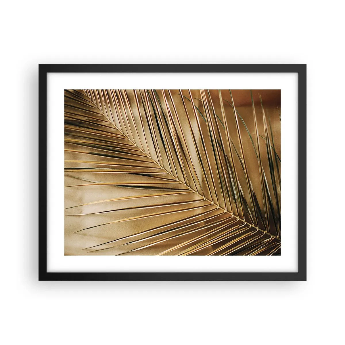 Affiche dans un cadre noir - Poster - Colonnade naturelle - 50x40 cm