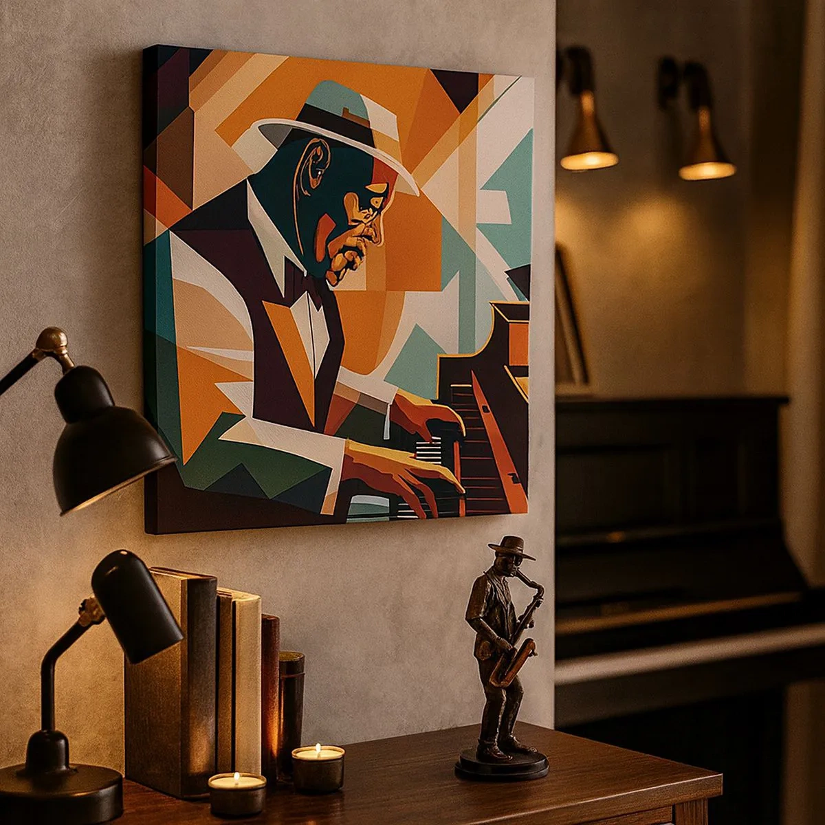 Impression sur toile - Image sur toile - C’est tout le jazz - 30x30 cm