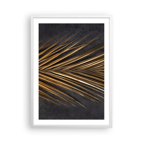 Affiche dans un cadre blanc - Poster - L'or des tropiques - 50x70 cm