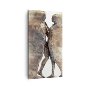 Impression sur toile - Image sur toile - Ils sont sortis de la poussière pour aimer - 55x100 cm