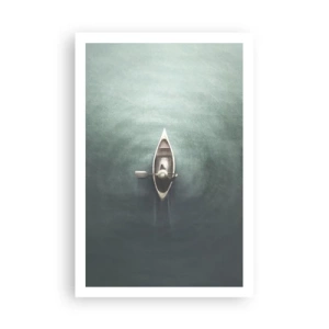 Affiche - Poster - À travers le lac de la lune - 61x91 cm