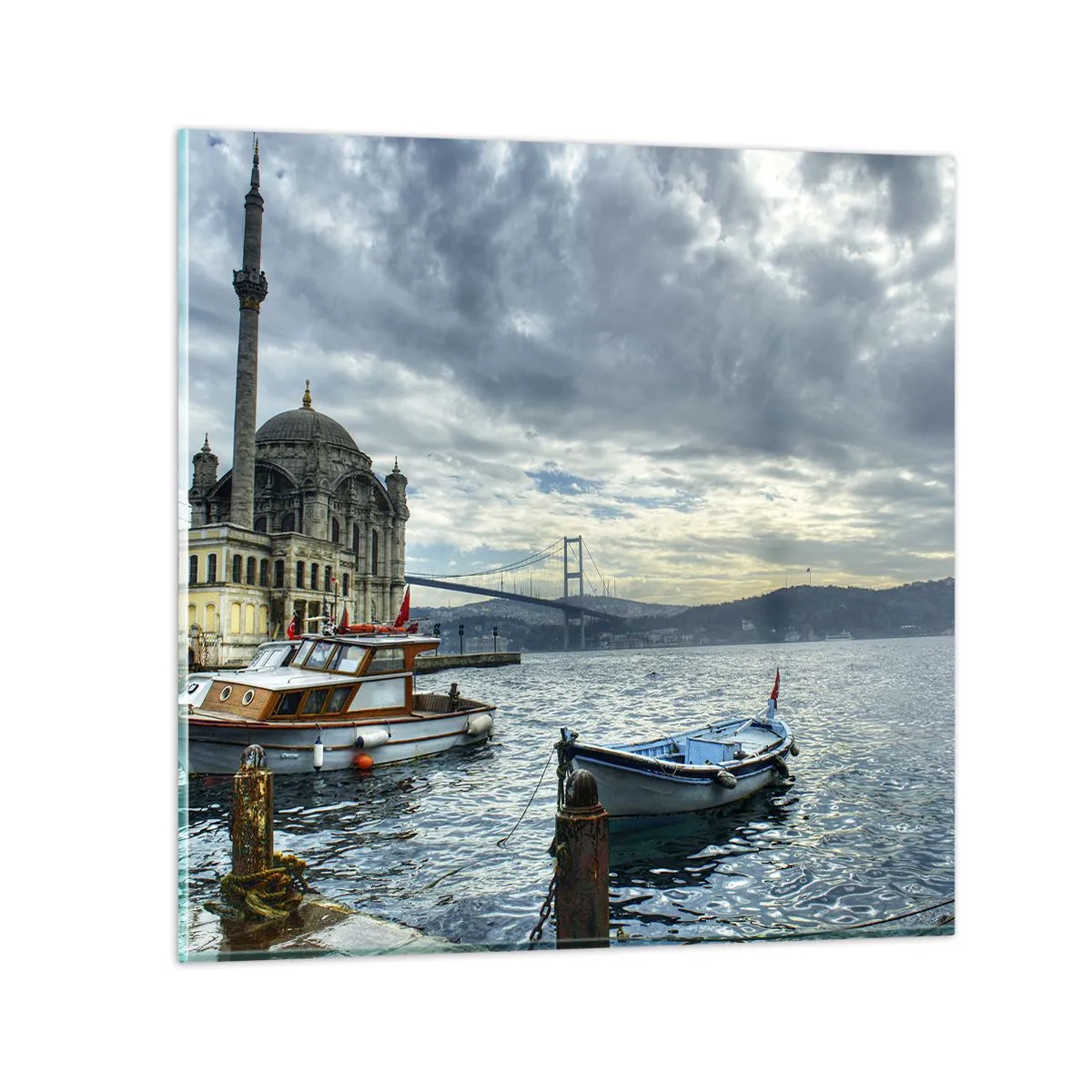 Impression sur verre - Image sur verre - Aux confins des mondes - 40x40 cm