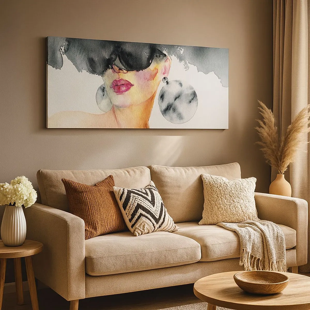 Impression sur toile - Image sur toile - Secret de l'élégance - 100x40 cm