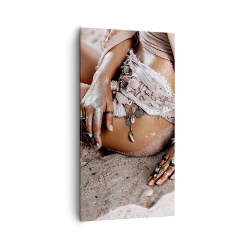 Impression sur toile - Image sur toile - Rejeté par la vague? - 55x100 cm