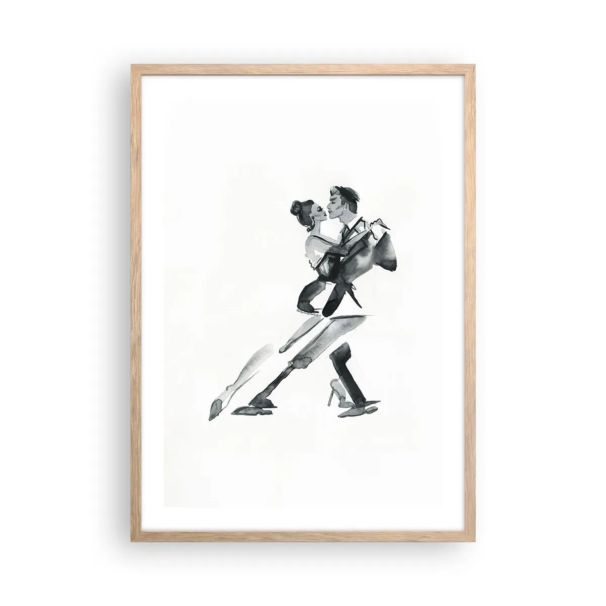 Affiche dans un chêne clair - Poster - En un battement - 50x70 cm