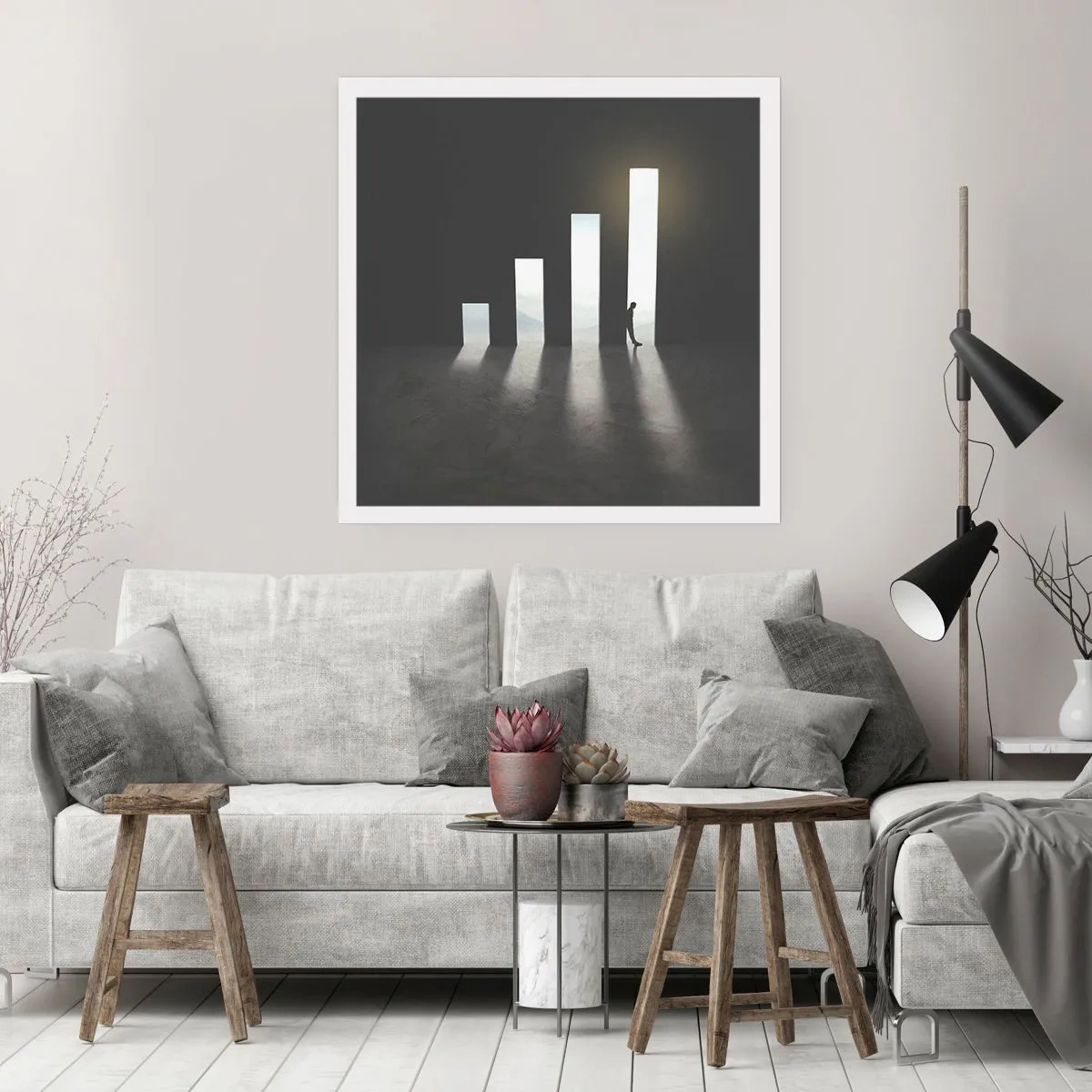 Affiche - Poster - Succès – impression - 30x30 cm