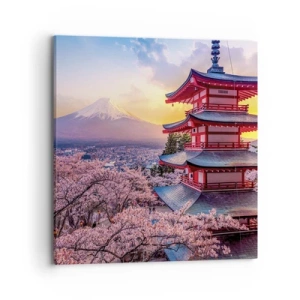 Impression sur toile - Image sur toile - Essence d'âme japonnaise - 70x70 cm