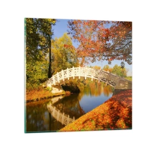 Impression sur verre - Image sur verre - Sur le pont blanc des soupirs - 70x70 cm