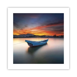 Affiche - Poster - Une bonne nuit arrive - 40x40 cm