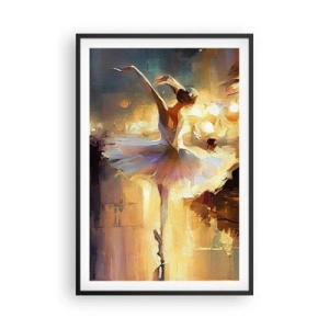 Affiche dans un cadre noir - Poster - Miracle dans la rue - 61x91 cm