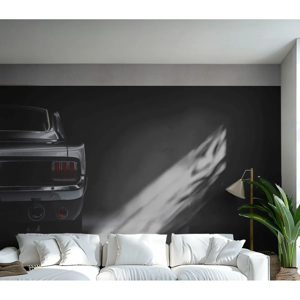 Papier Peint Photo Premium Canvas - Le charme du classique - Voiture, Rétro, Voiture - 250x175 cm