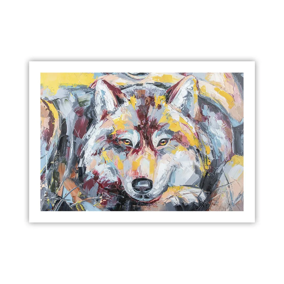 Affiche - Poster - En paix au milieu des siens - 70x50 cm