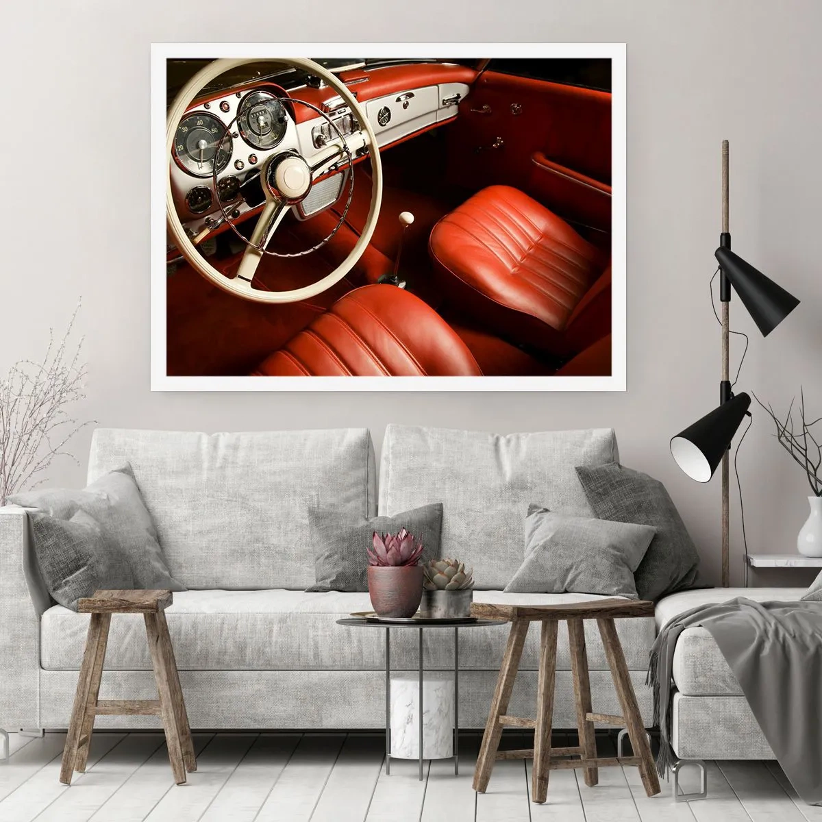 Affiche - Poster - Luxe de style vintage - 70x50 cm