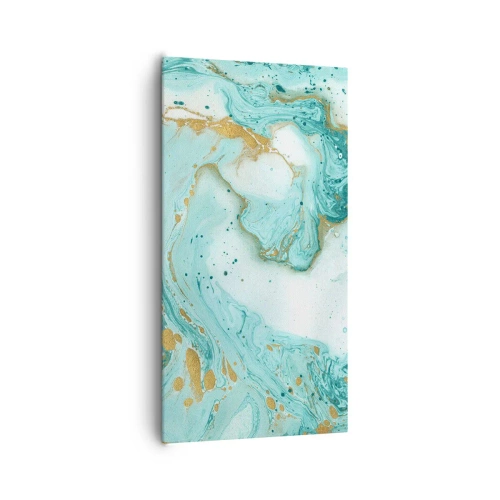 Impression sur toile - Image sur toile - Sous la grande vague de l'ère Edo - 65x120 cm