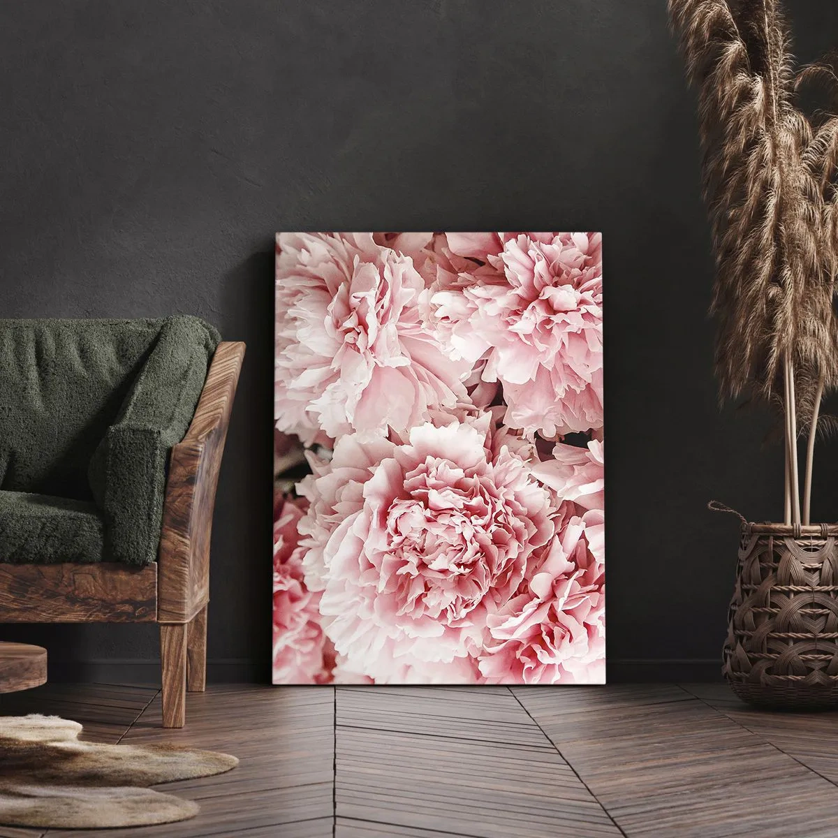 Impression sur toile - Image sur toile - Rêve rose - 55x100 cm