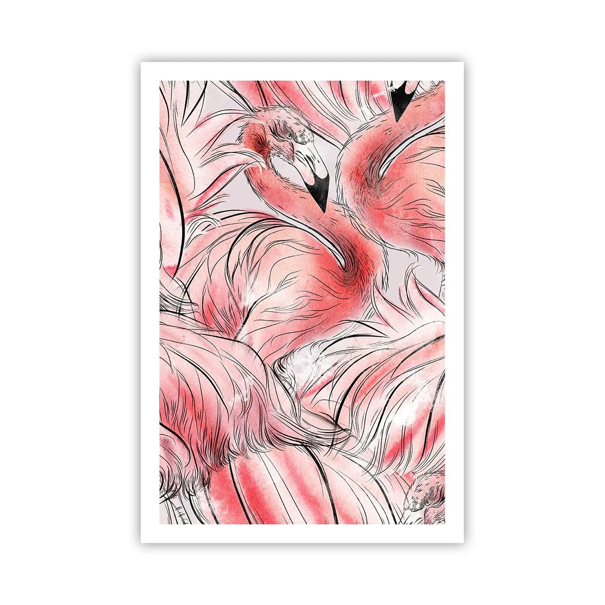 Affiche - Poster - Oiseau corps de ballet - 61x91 cm