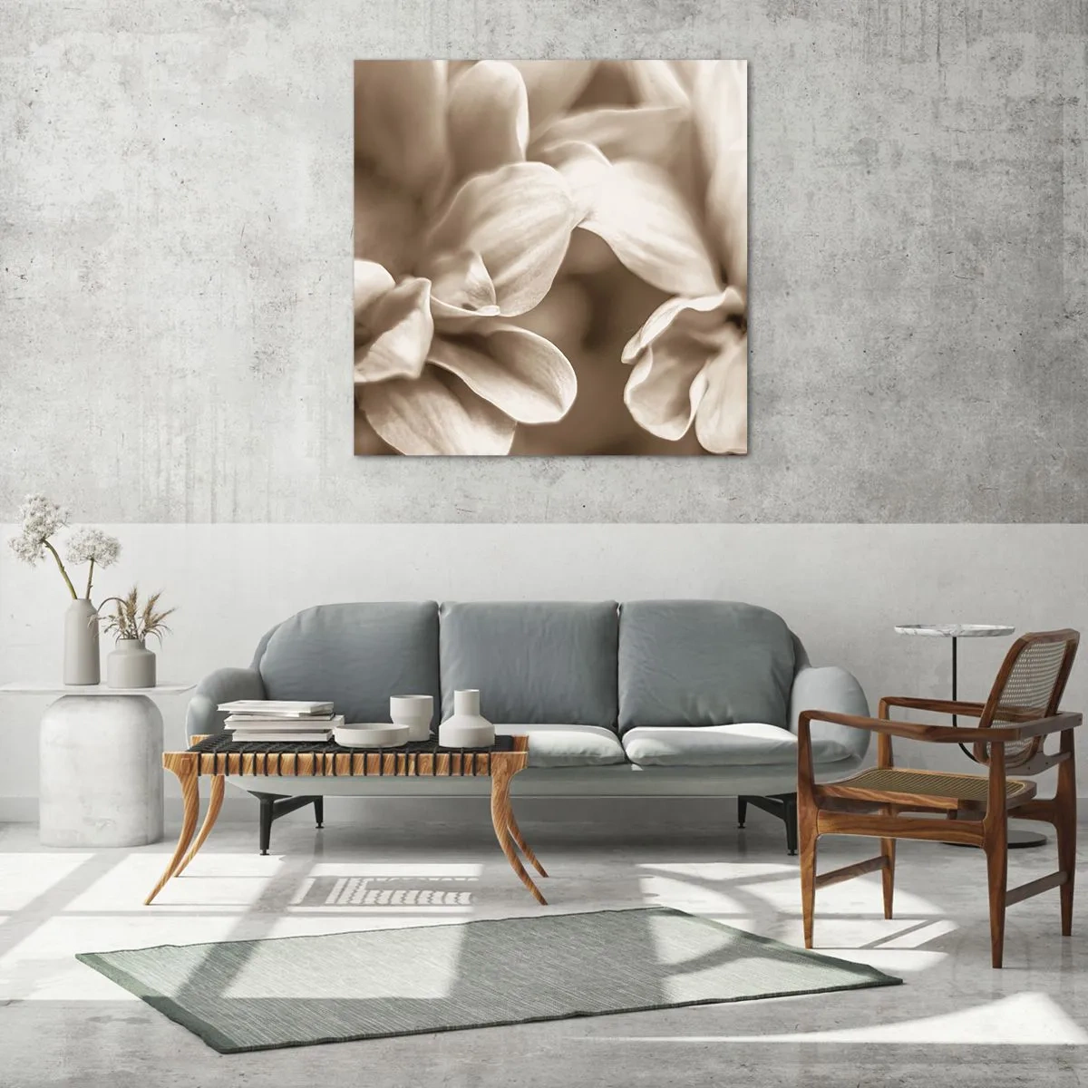 Impression sur verre - Image sur verre - Doux comme un sourire - 50x50 cm